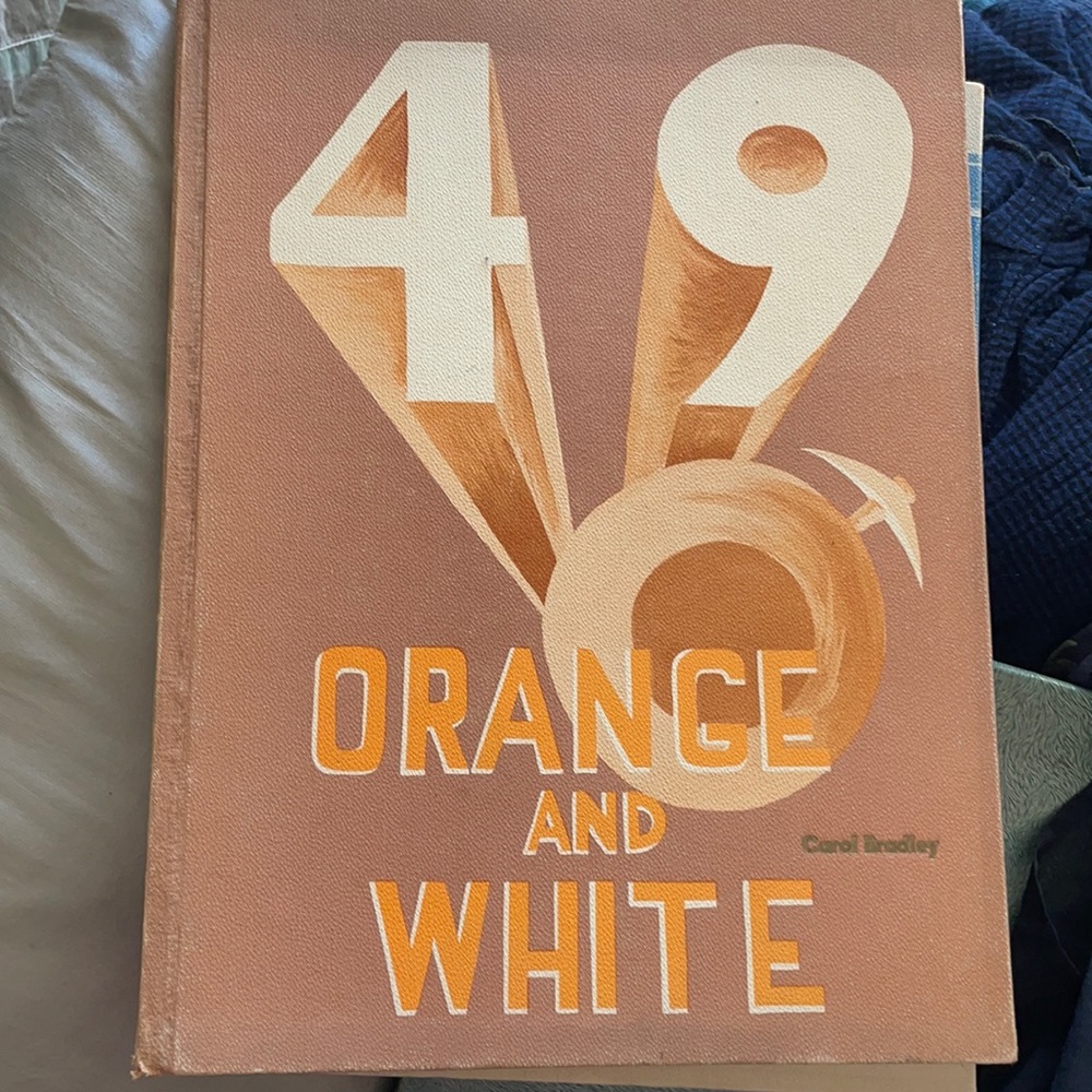 Vintage 1949 yearbook